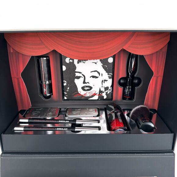 Marilyn Monroe X Sheglam Full Makeup Collection Set 10 Pieces NEW - Picture 3 of 13